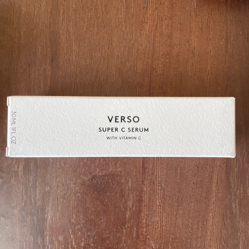 Verso Super C Serum With Vitamin C 1 oz 30 ml Full Size NIB